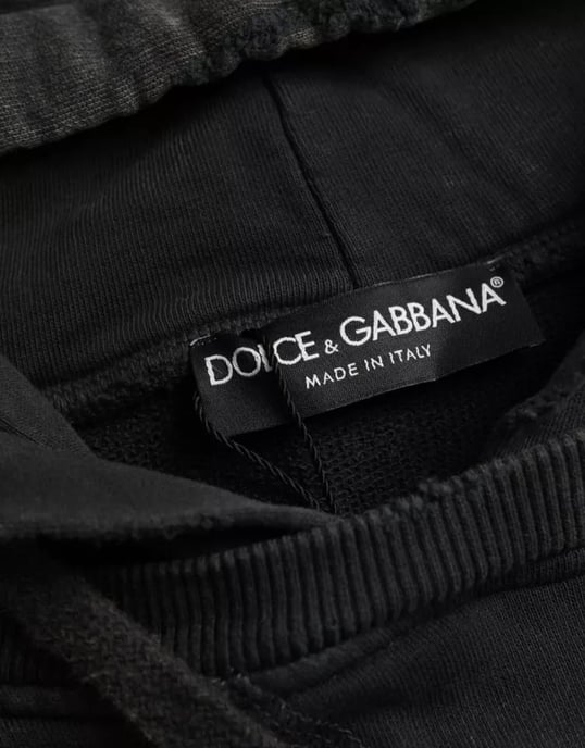 Sudadera corta con capucha de Dolce Gabbana de mangas cortas - Image 4