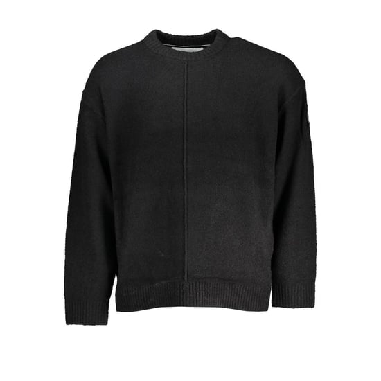 Suéter de punto de cuello redondo de ajuste relajado - Image 1