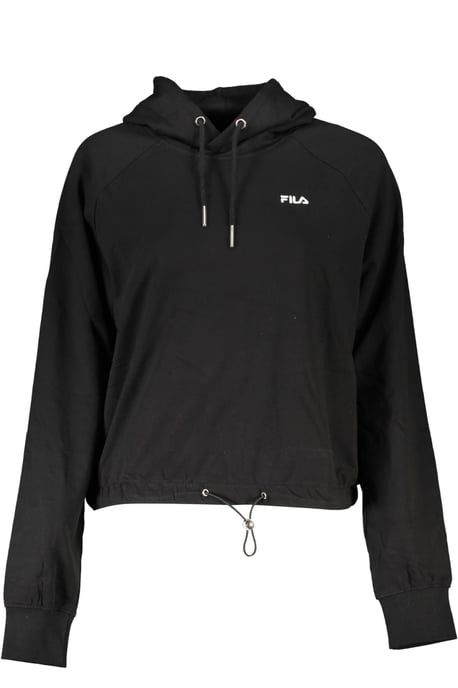 Sudadera recortada negra - Image 1