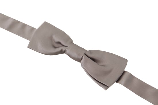 Pajarita de Seda Gris - Image 2