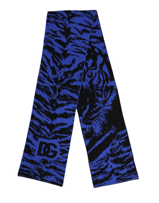 Bufanda de Lana con Estampado de Animales - Image 3