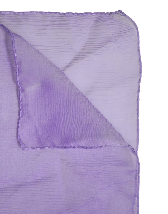 Pañuelo de Seda Morado Ligero - Image 5