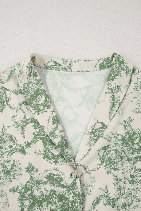 Camisa de boton con estampado Toile - Image 6