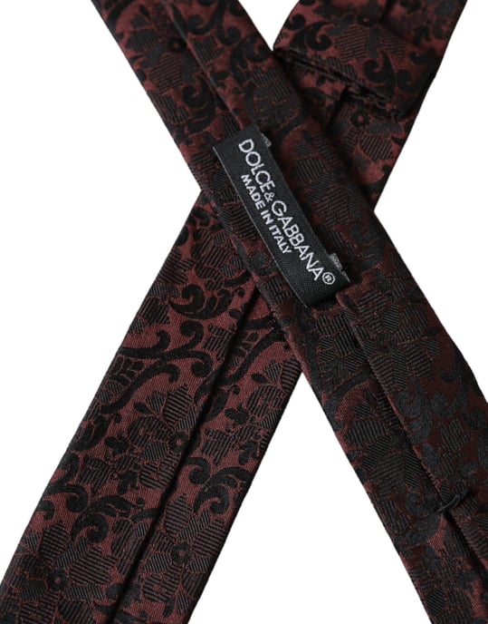 Corbata de seda floral - Image 4
