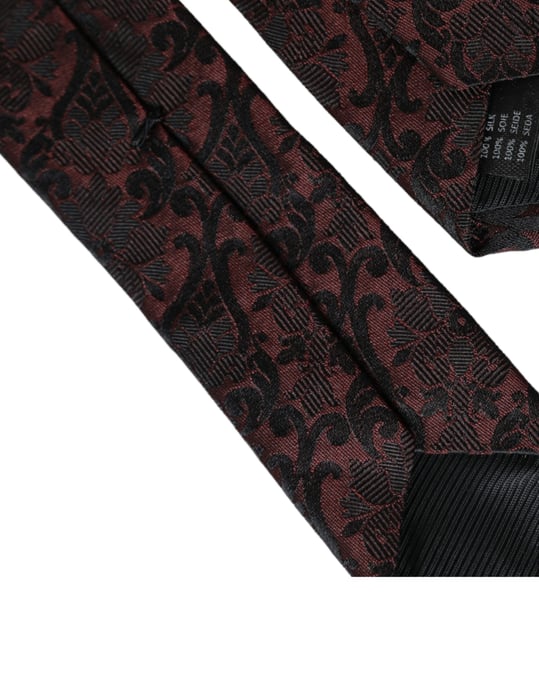 Corbata de seda floral - Image 5