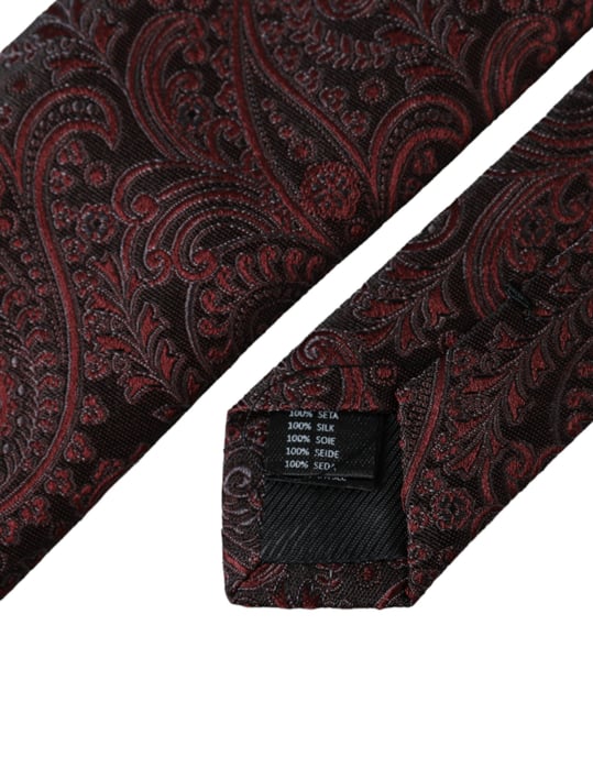Corbata de Seda Paisley Kra3321 - Image 4