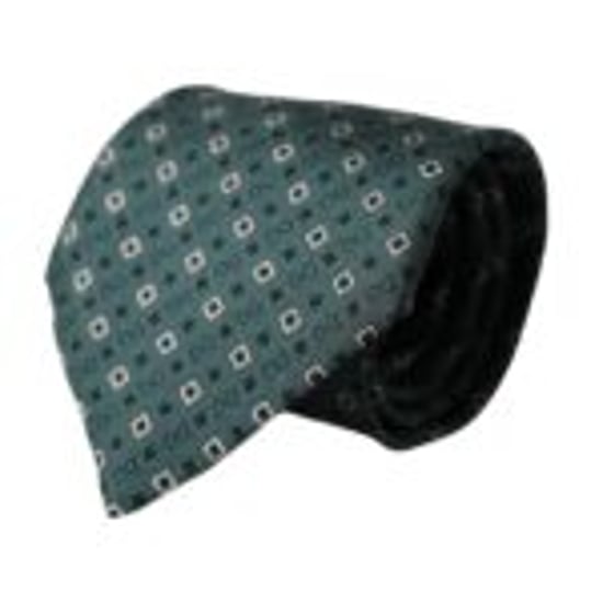 Corbata de Seda Geométrica - Image 2