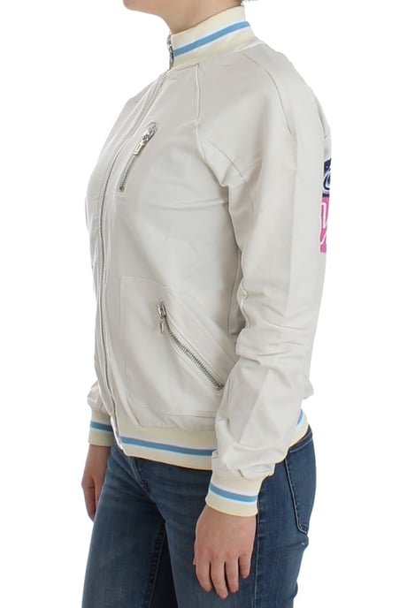 Chaqueta de punto con cremallera tipo bomber casual - Image 2