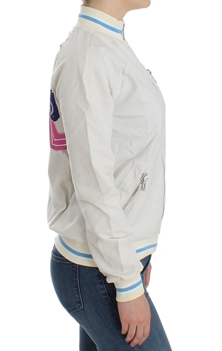Chaqueta de punto con cremallera tipo bomber casual - Image 3