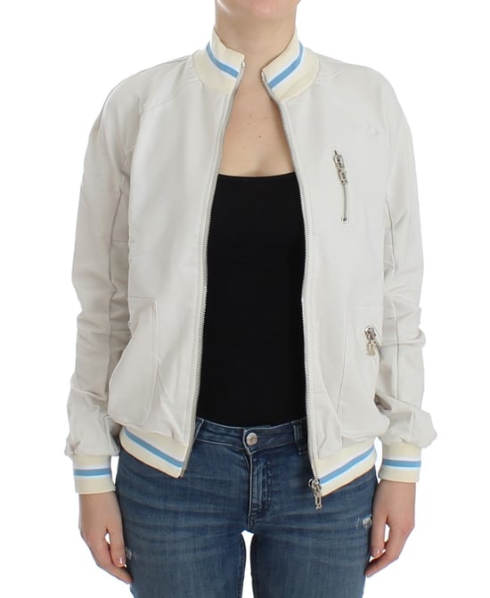 Chaqueta de punto con cremallera tipo bomber casual - Image 6
