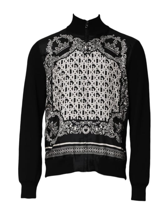 Cardigan con cierre y patrón - Image 2