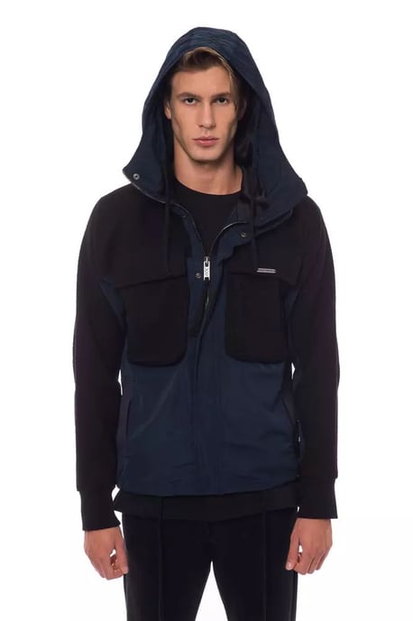 Chaqueta con Capucha Estilo Bicolor - Image 1