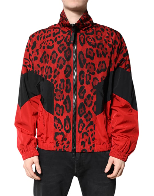 Chaqueta de chándal con estampado de leopardo - Image 1