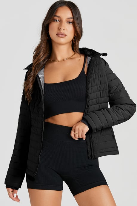 Chaqueta Acolchada con Capucha - Image 3