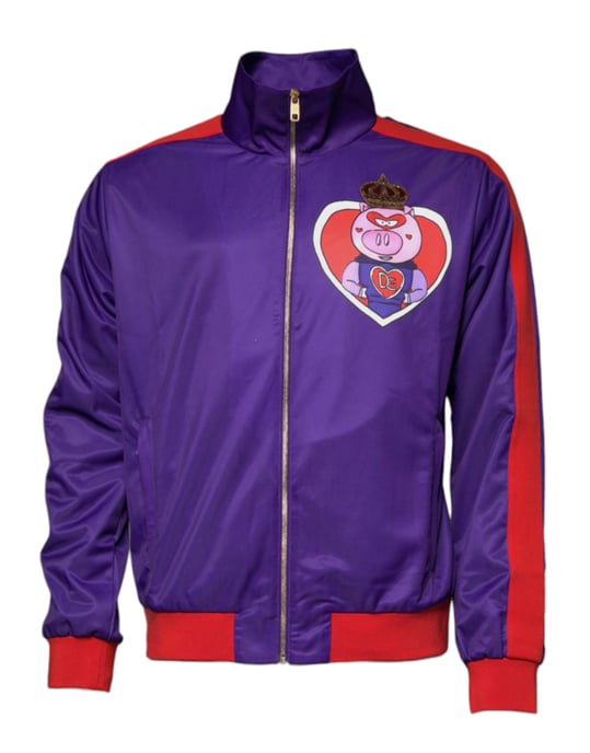 Chaqueta de pista con estampado de cerdo - Image 1