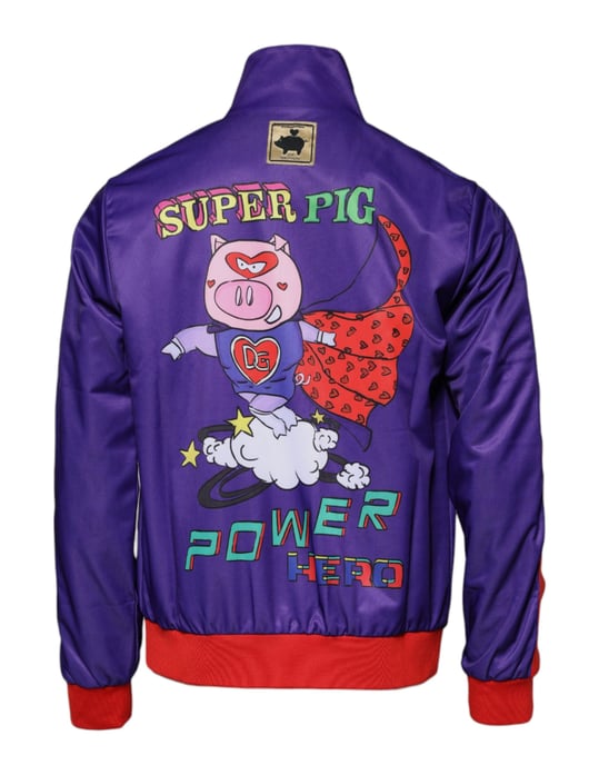 Chaqueta de pista con estampado de cerdo - Image 2