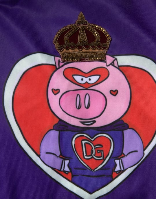 Chaqueta de pista con estampado de cerdo - Image 6