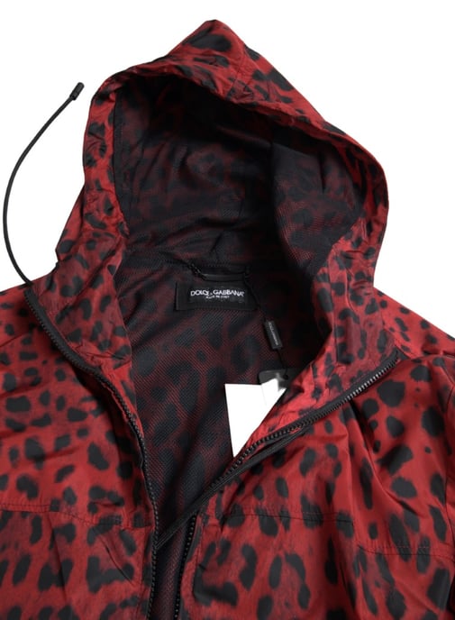 Chaqueta con capucha de estampado de leopardo G9lm0t G7wpp - Image 2