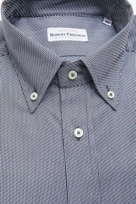 Camisa de Rayas de Corte Clásico - Image 2