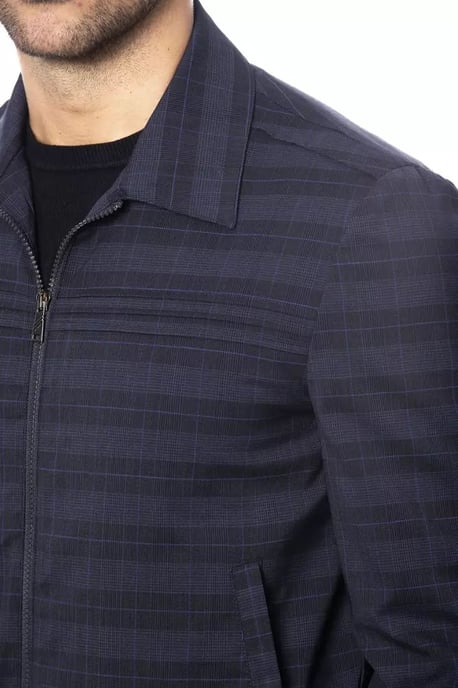 Chaqueta de Cuadros con Cierre Estilo Casual - Image 4