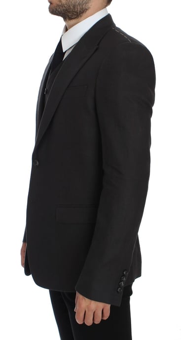 Traje de tres piezas de ajuste clásico - Image 2