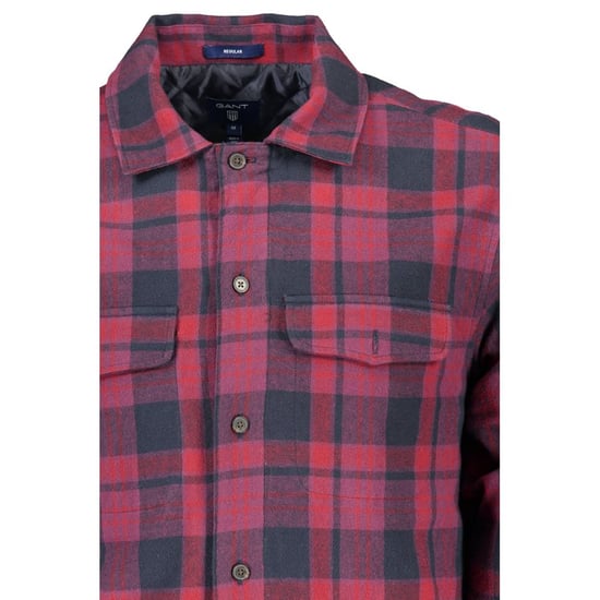 Camisa de franela a cuadros rojo y negro - Image 2