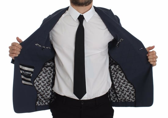 Blazer de Color Sólido Ajustado - Image 4