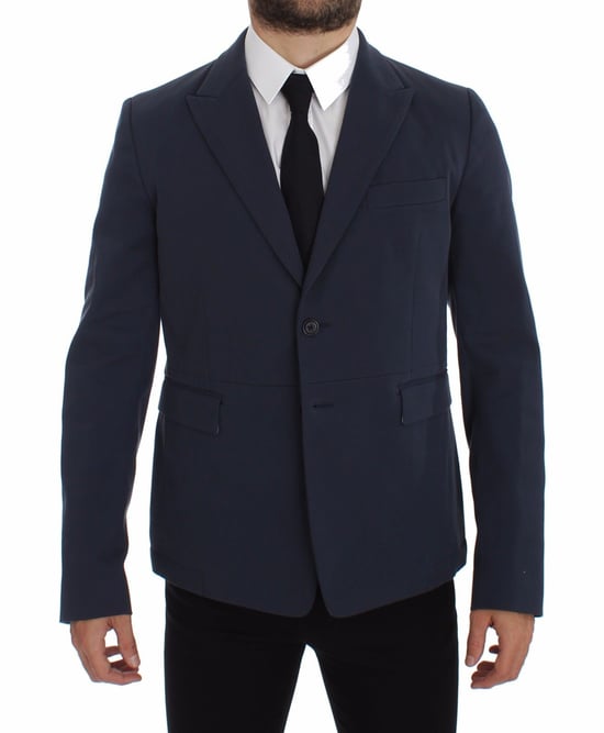 Blazer de Color Sólido Ajustado - Image 5