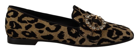 Mocasines de Cuero con Estampado de Leopardo Cc0017 - Image 1