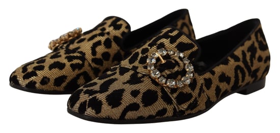 Mocasines de Cuero con Estampado de Leopardo Cc0017 - Image 3