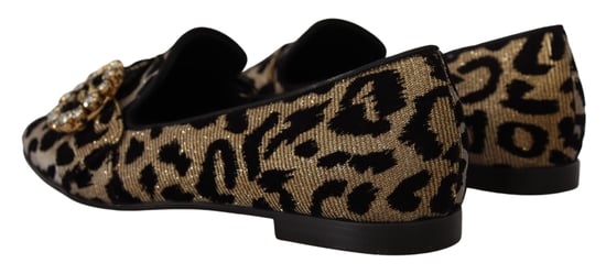 Mocasines de Cuero con Estampado de Leopardo Cc0017 - Image 4