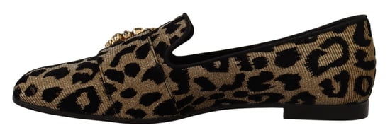 Mocasines de Cuero con Estampado de Leopardo Cc0017 - Image 5