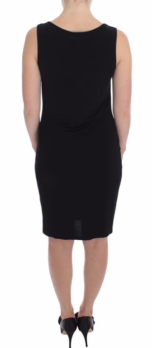 Vestido de Jerséis Fruncido Sin Mangas Roccobarocco - Image 3