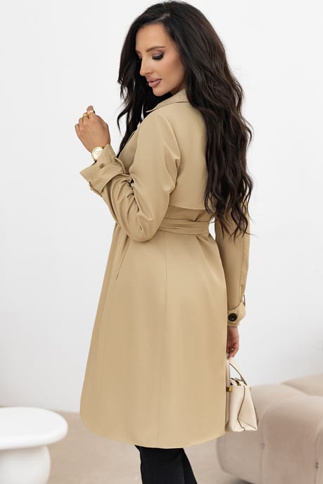Gabardina Clásica con Cinturón - Image 3