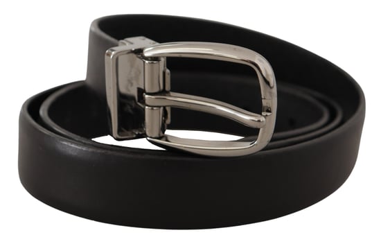 Cinturón de Cuero Negro Estilo Clásico - Image 3