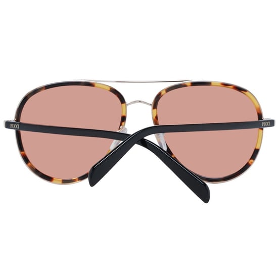 Gafas de sol aviador carey con lentes rosa - Image 3