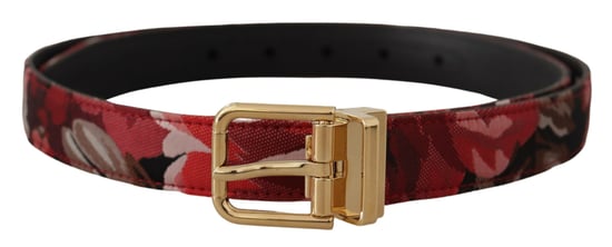 Cinturón Rojo con Estampado Floral - Image 3
