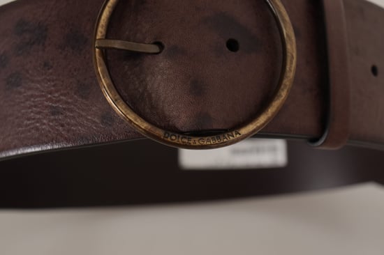 Cinturón de Cuero Marrón Modelo - Image 4