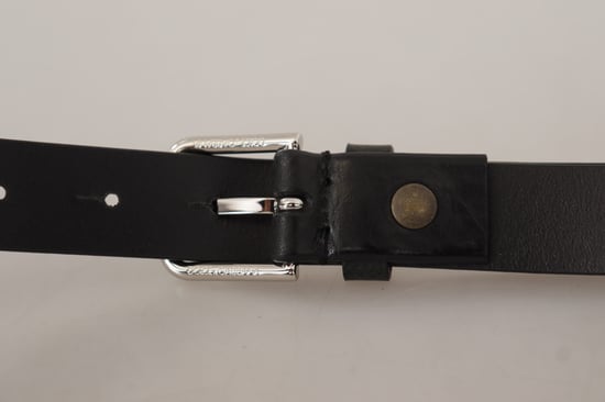 Cinturón de Cuero Negro Estilo Clásico - Image 4