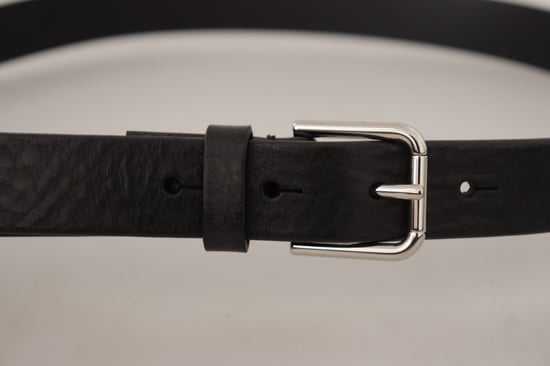 Cinturón de Cuero Negro Estilo Clásico - Image 6