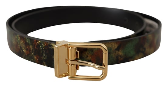 Cinturón de Cuero Camuflado Brillante Modelo Bel8465 - Image 1