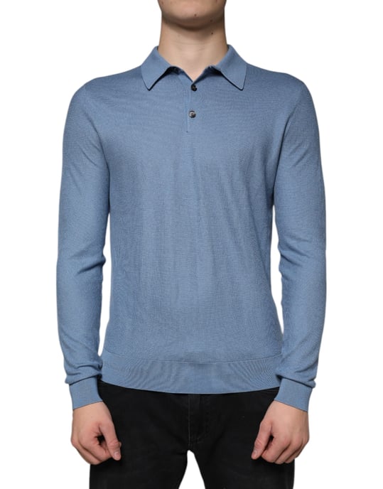Camisa Polo de Punto de Manga Larga - Image 1