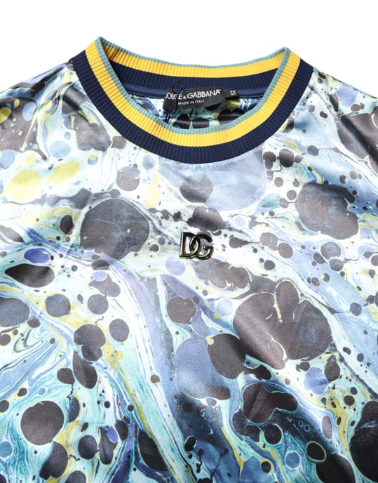 Suéter de punto con estampado mármol - Image 5