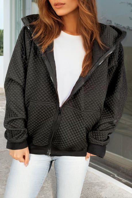 Chaqueta con capucha acolchada - Image 3