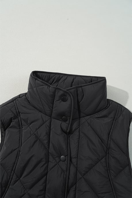 Chaqueta acolchada con diseño de diamantes - Image 3