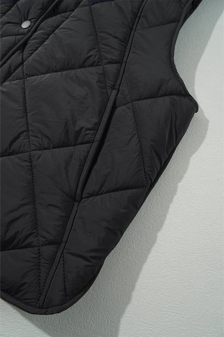 Chaqueta acolchada con diseño de diamantes - Image 5