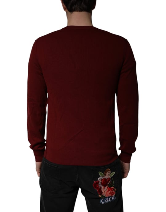 Suéter de V cuello de lana merino - Image 4