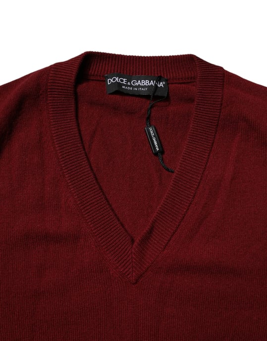 Suéter de V cuello de lana merino - Image 6
