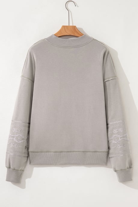 Sudadera con mangas bordadas - Image 5