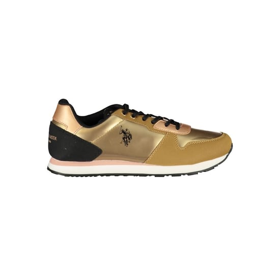 Zapatillas bajas metálicas estilo oro rosa - Image 1